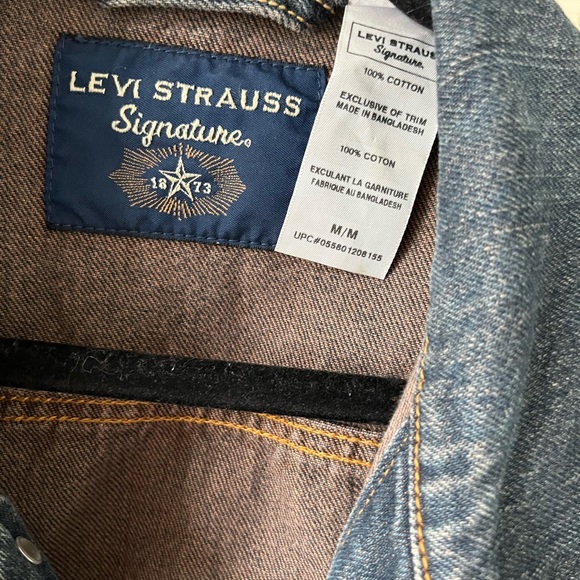 Mens Levi Strauss signature denim jacket size medium great for the fall season - Picture 10 of 17